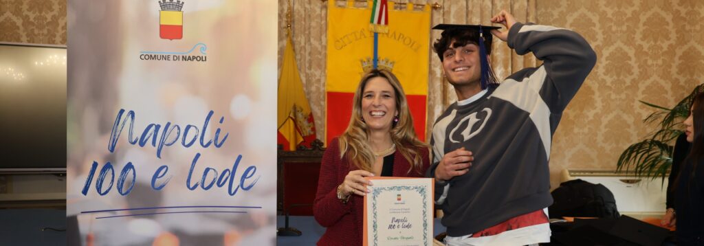 CAMPANIA ECONOMY - NapoliCENTOELODE - consegna borse di studio