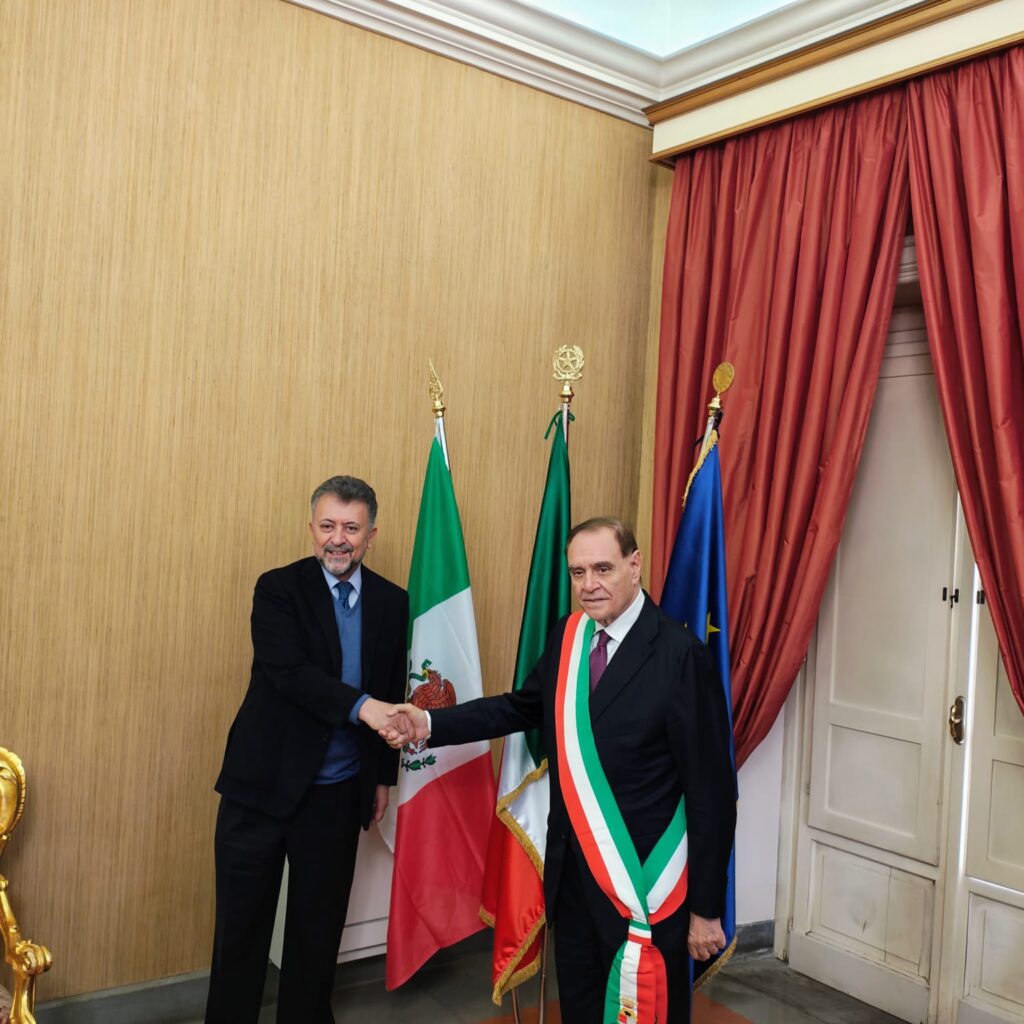 CAMPANIA ECONOMY - L'ambasciatore messicano a Palazzo Mosti